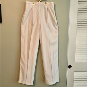 Winter white dress slacks, like new, sz 6